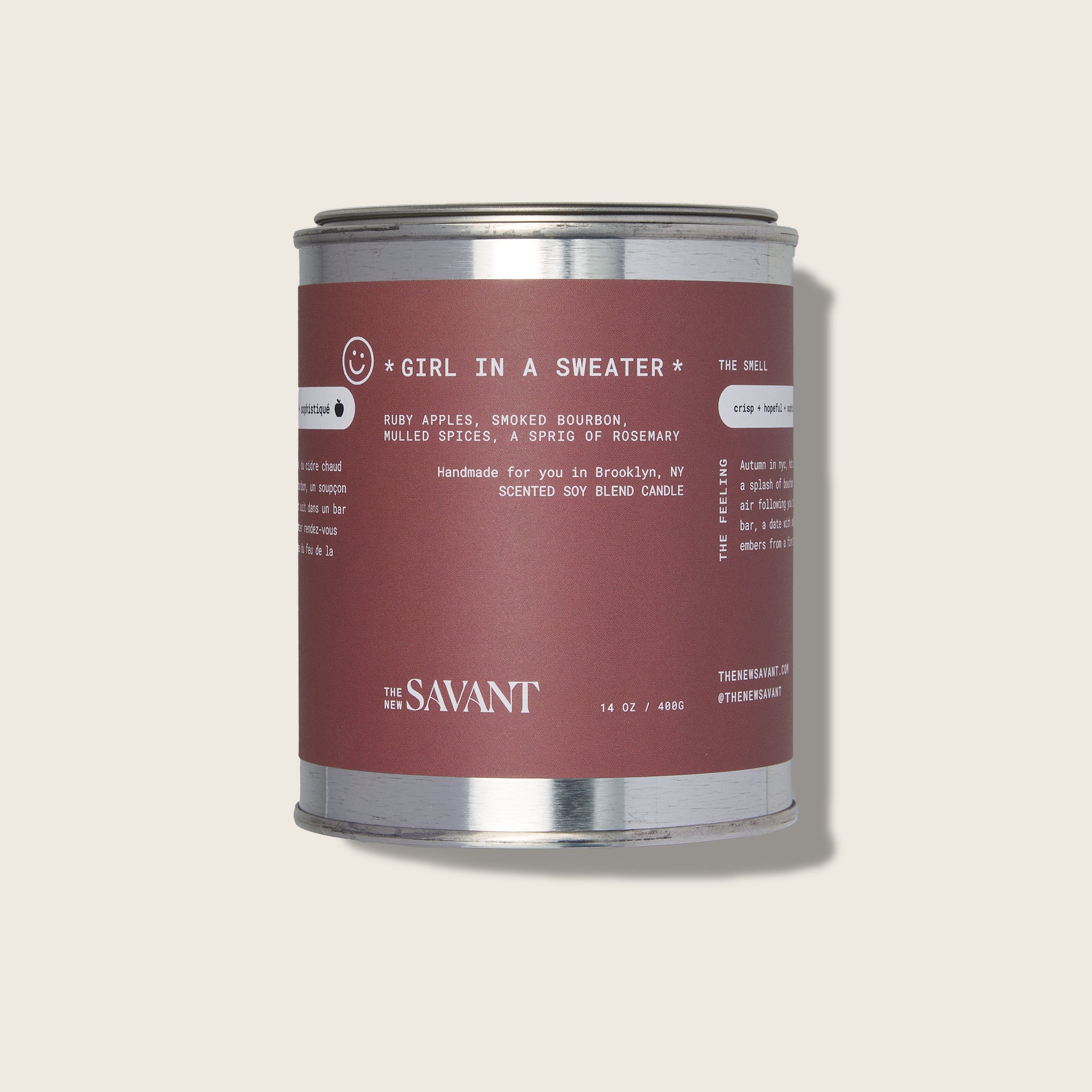 Girl in a Sweater Candle