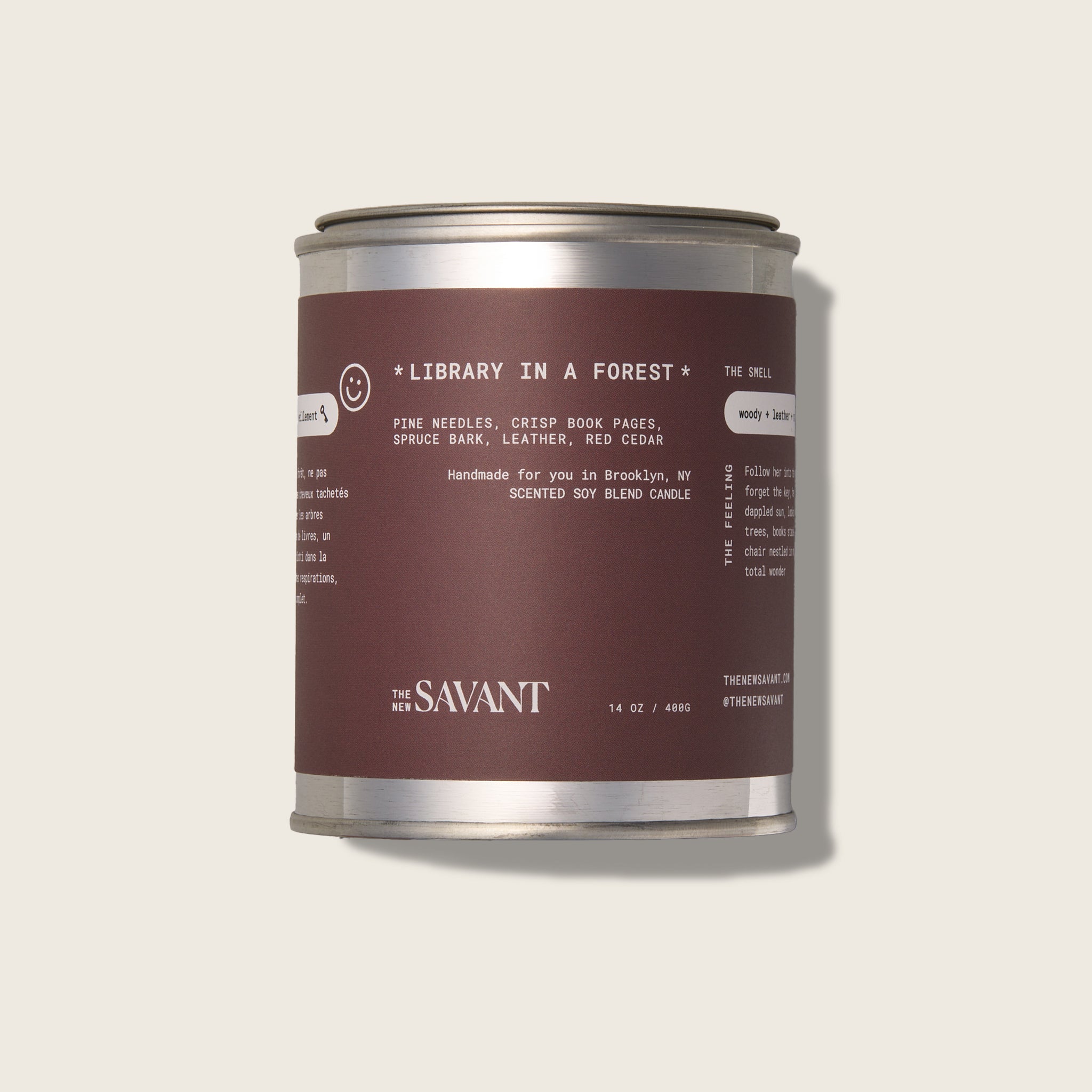 Library in a Forest Candle