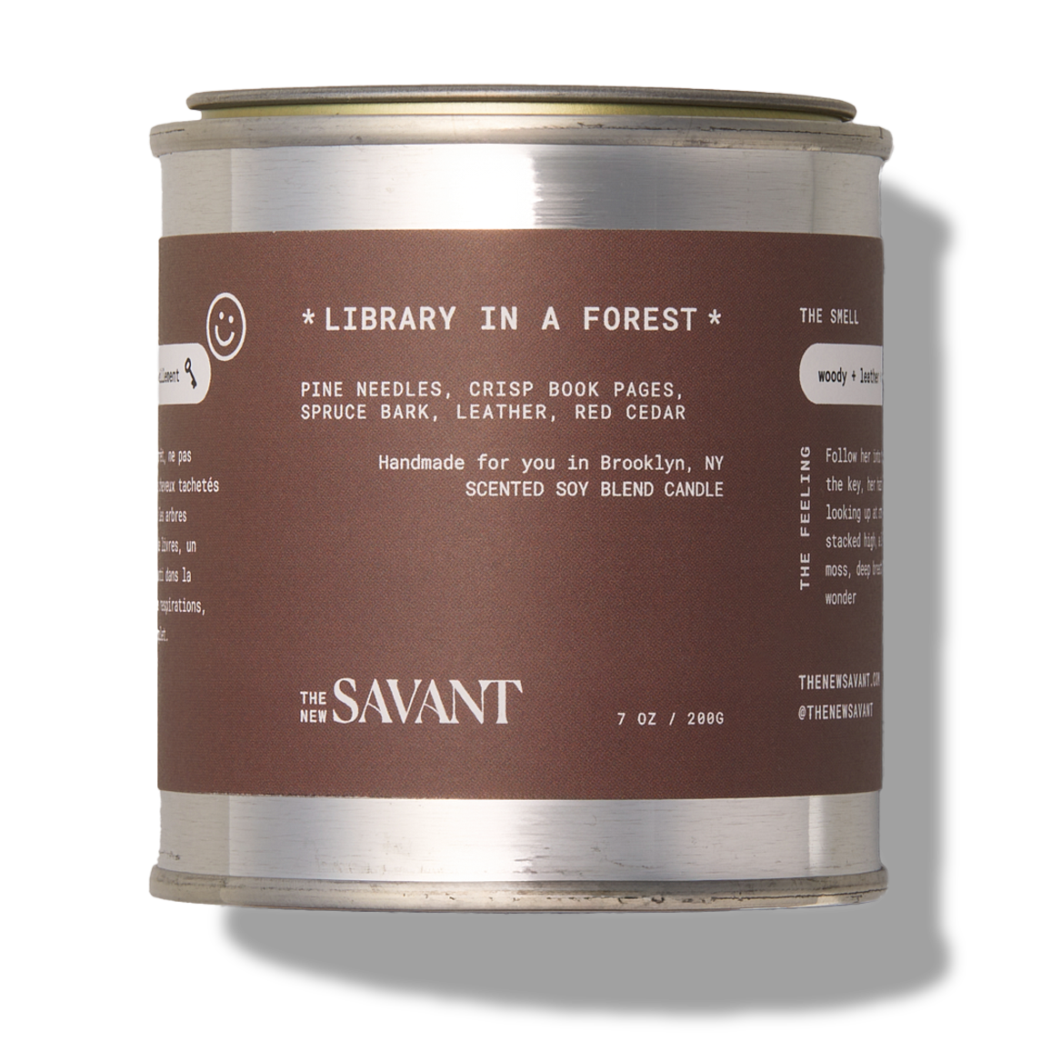 Library in a Forest Candle