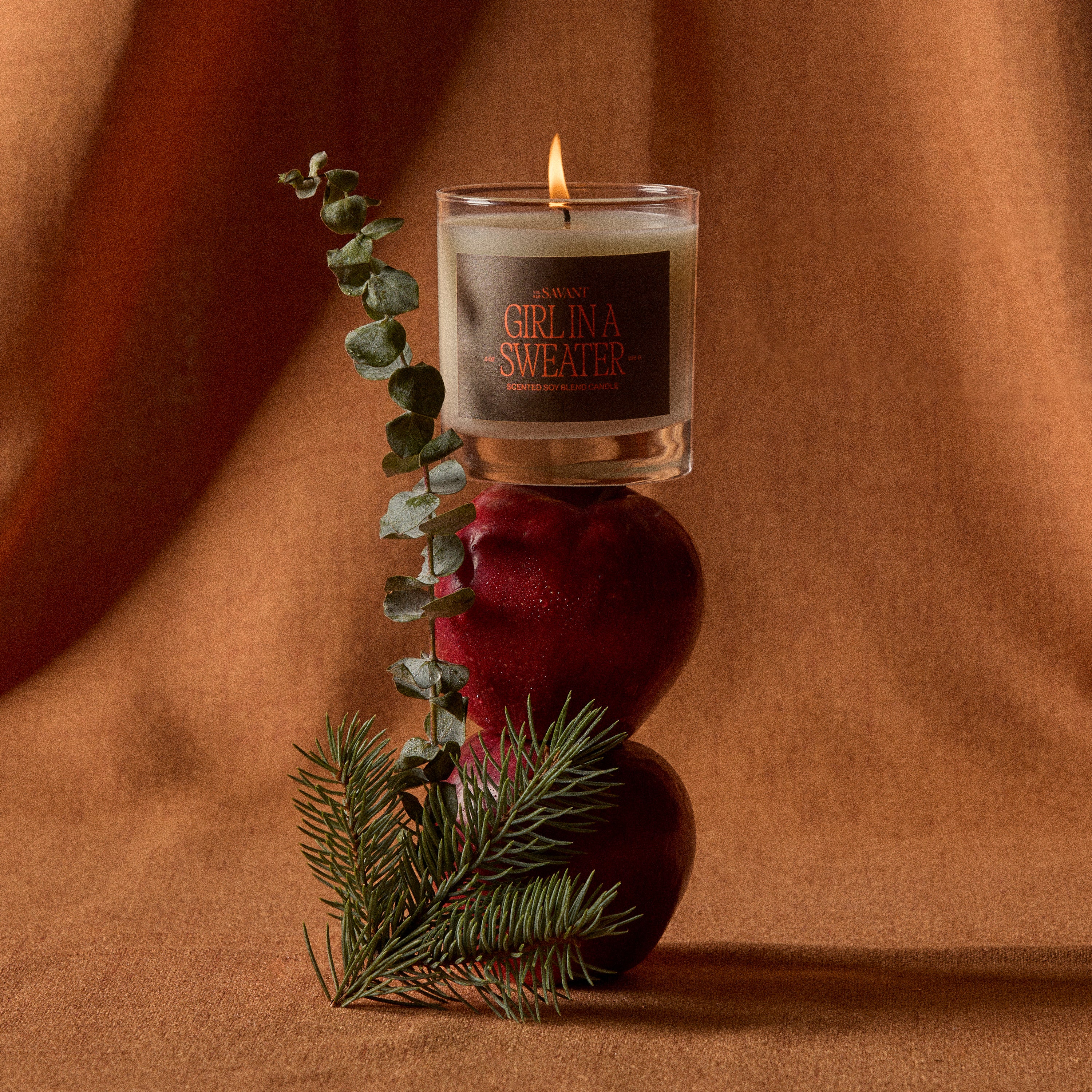 Girl in a Sweater Candle